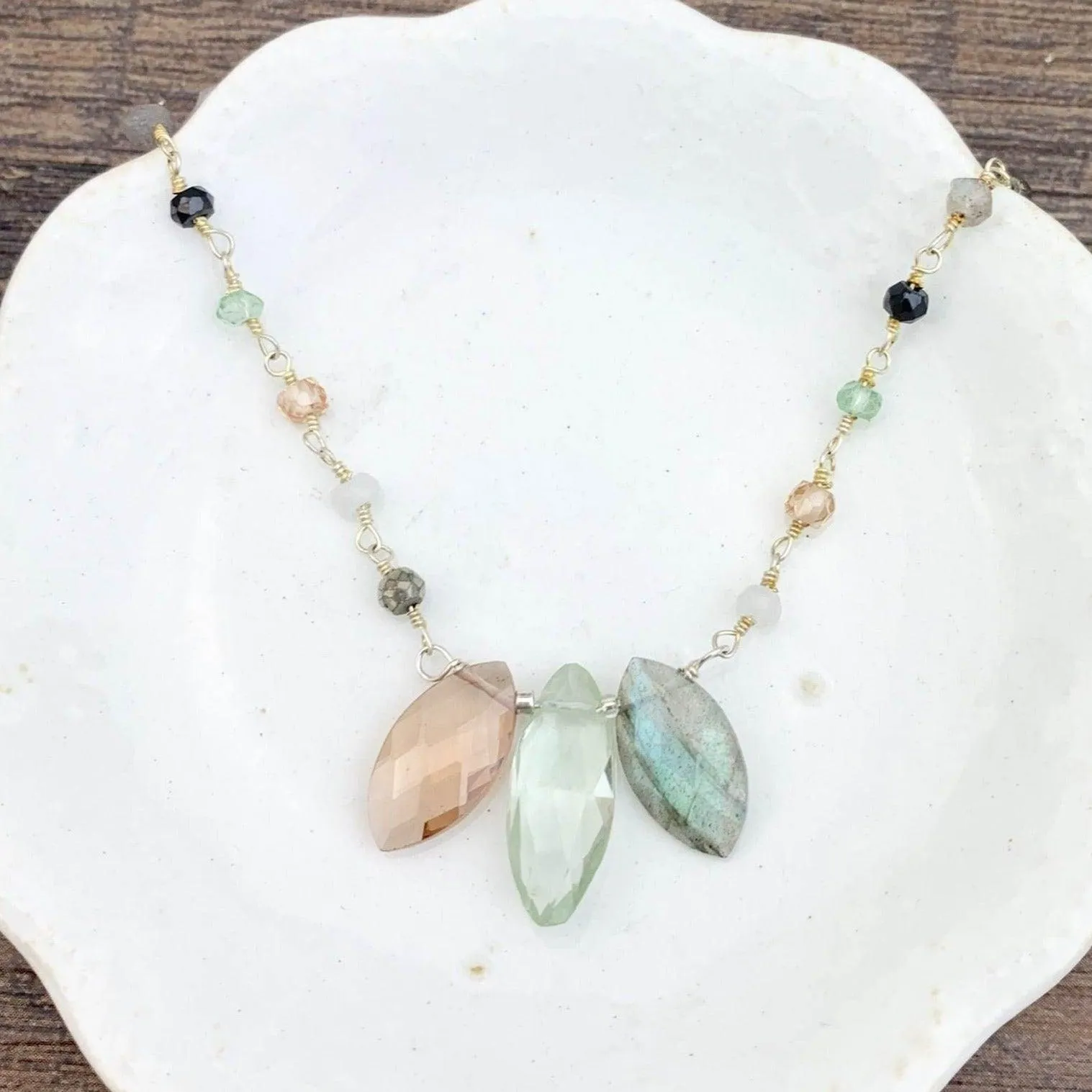 Marquee Katie Colorful Gem Necklace