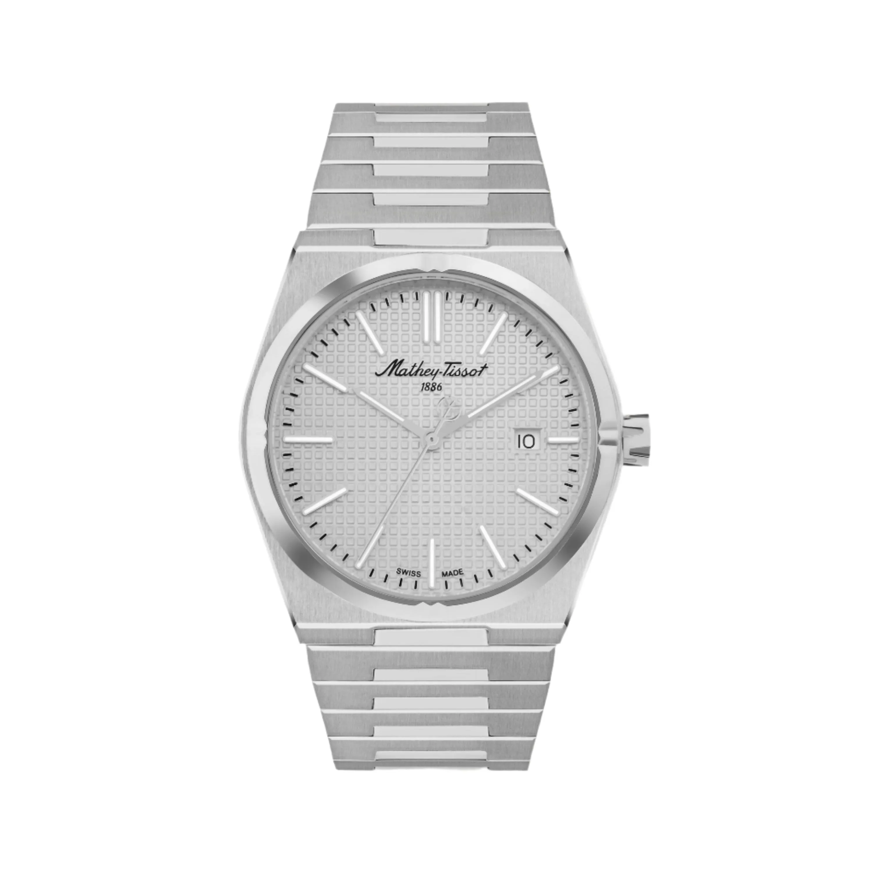 Mathey-Tissot Analogue Silver Dial Men's Watch-H117AS