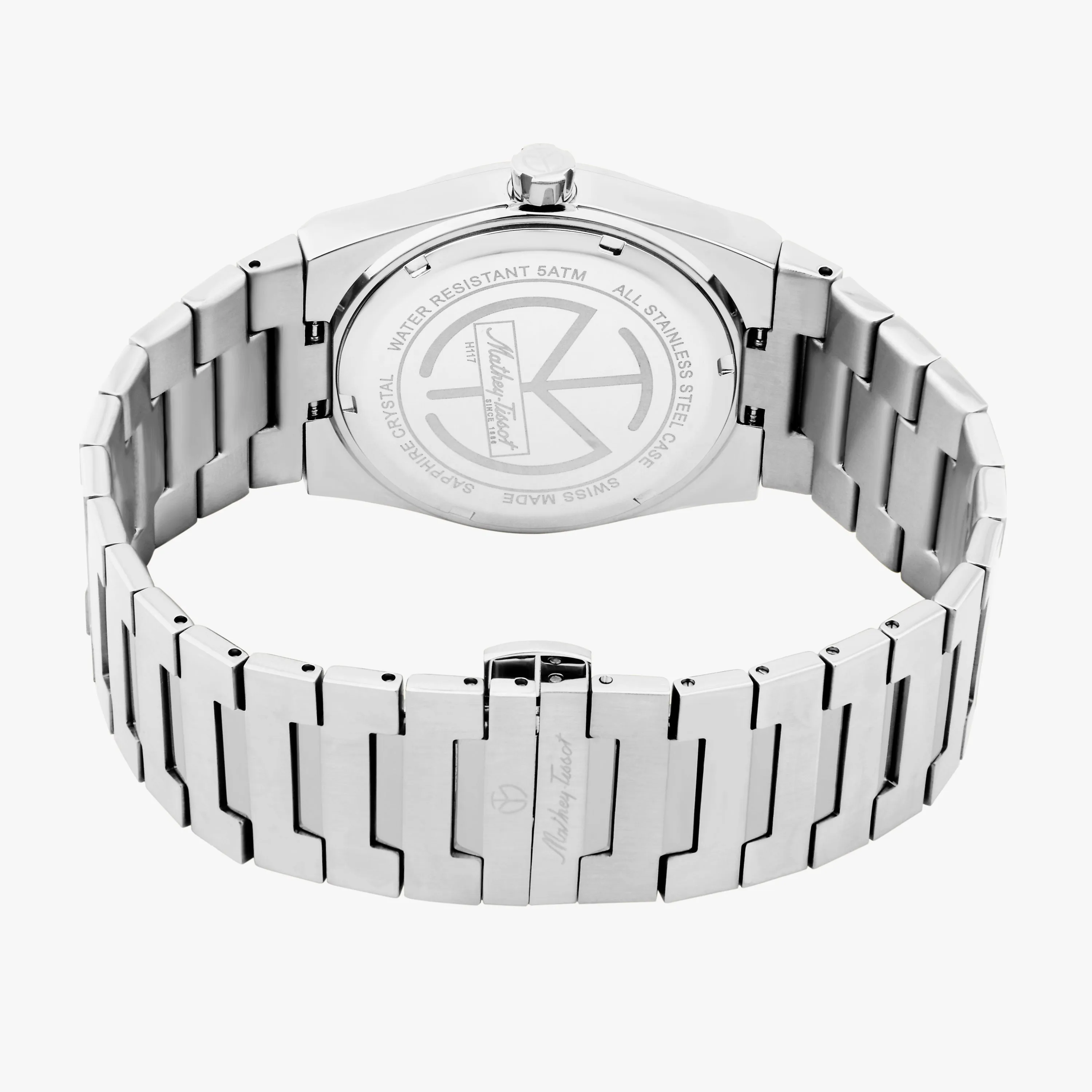 Mathey-Tissot Analogue Silver Dial Men's Watch-H117AS