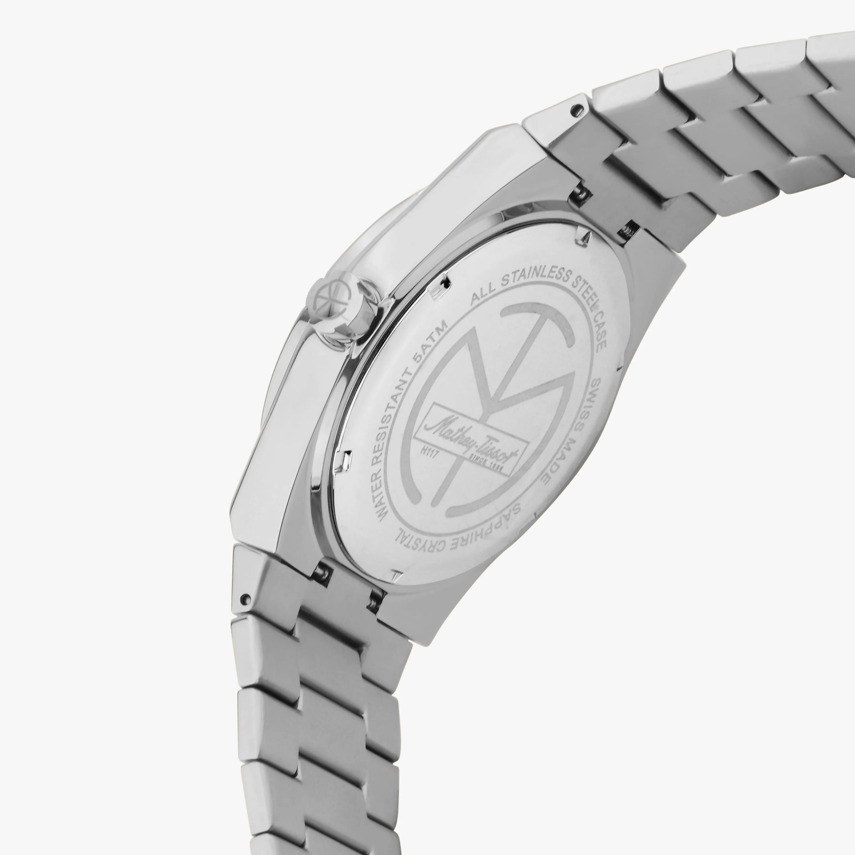 Mathey-Tissot Analogue Silver Dial Men's Watch-H117AS