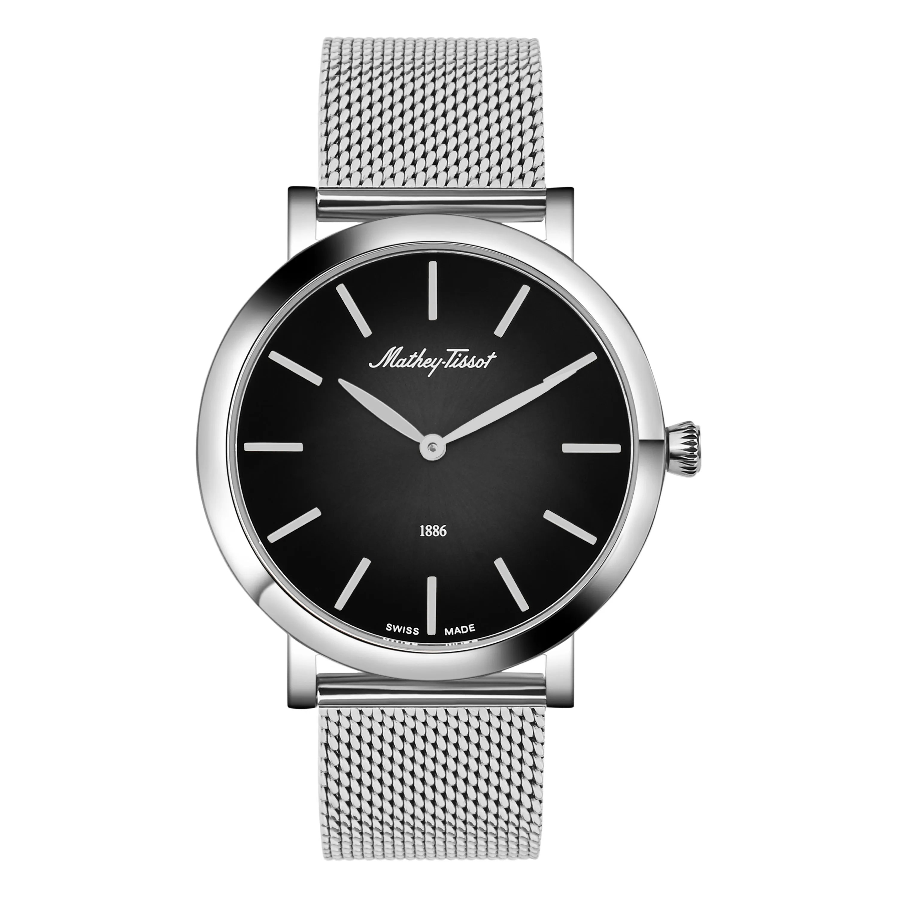 Mathey-Tissot Swiss Made Black Dial Classic Men's Watch - H7916AN