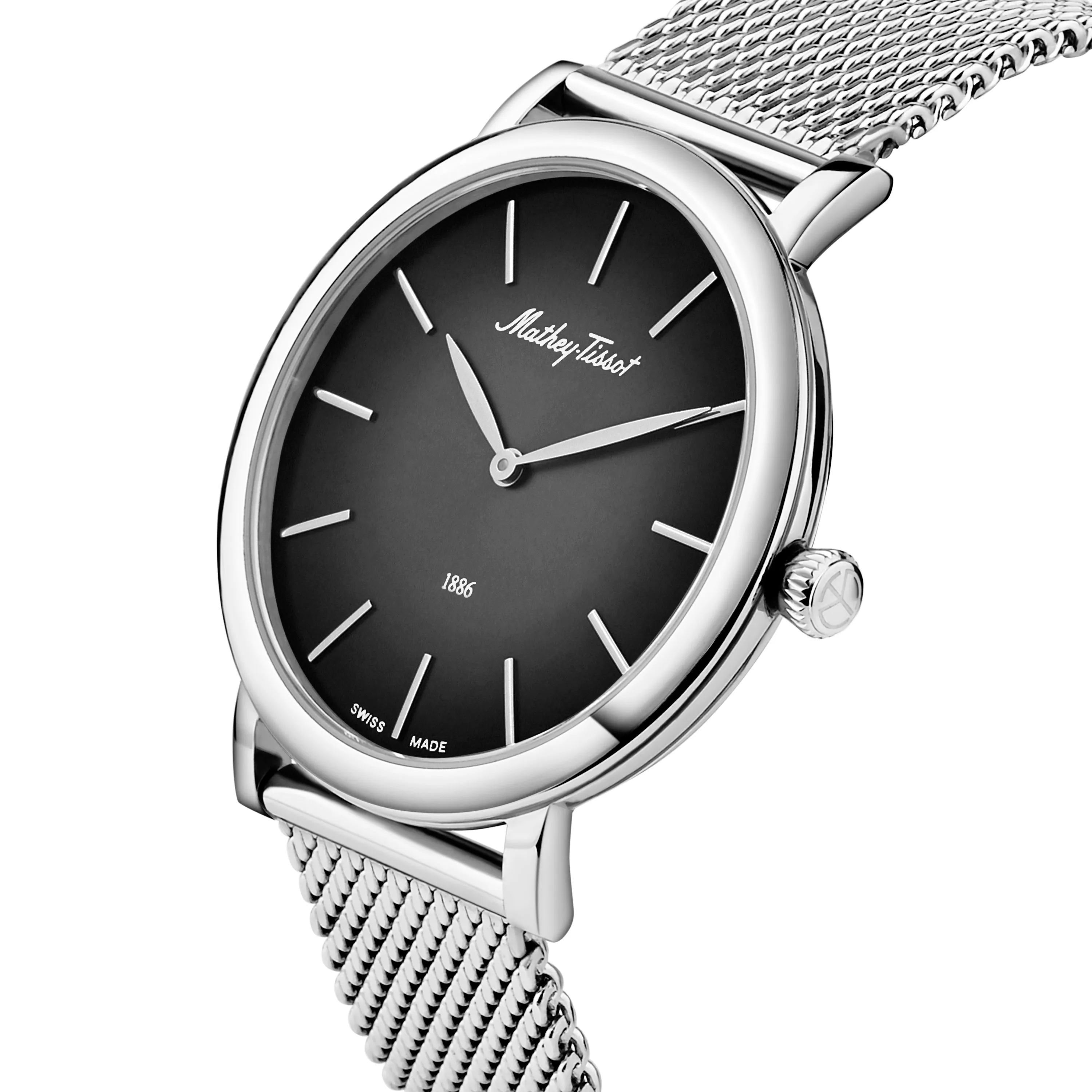 Mathey-Tissot Swiss Made Black Dial Classic Men's Watch - H7916AN