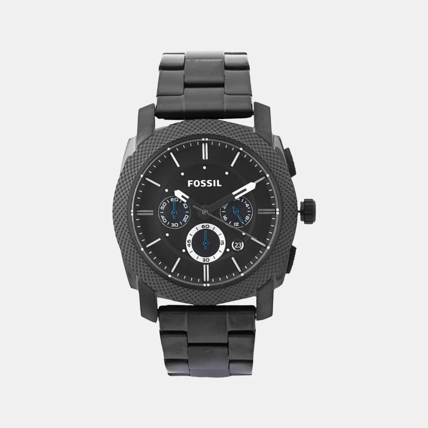 Men's Black Stainless Steel Chronograph Watch FS4552I