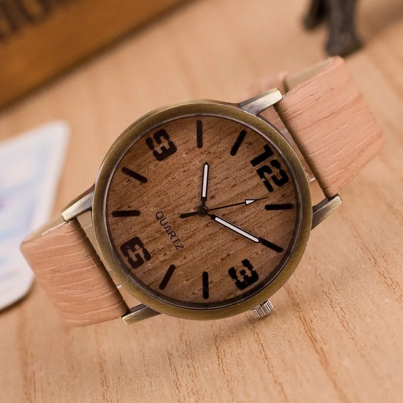 Men's Wood Quartz Watches