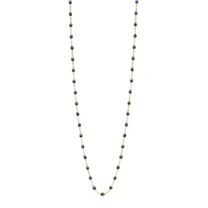 midnight gigi classic necklace 24 inch- 18k yellow gold