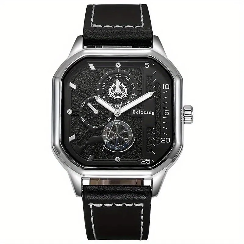 Modern Square Mens Quartz Watch
