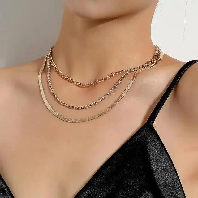 Modernd Luxury 2021 New Gold Coin Layered Chain Necklace For Women And Girls Stylish Pearl Moon Choker Collar butterfly Necklace