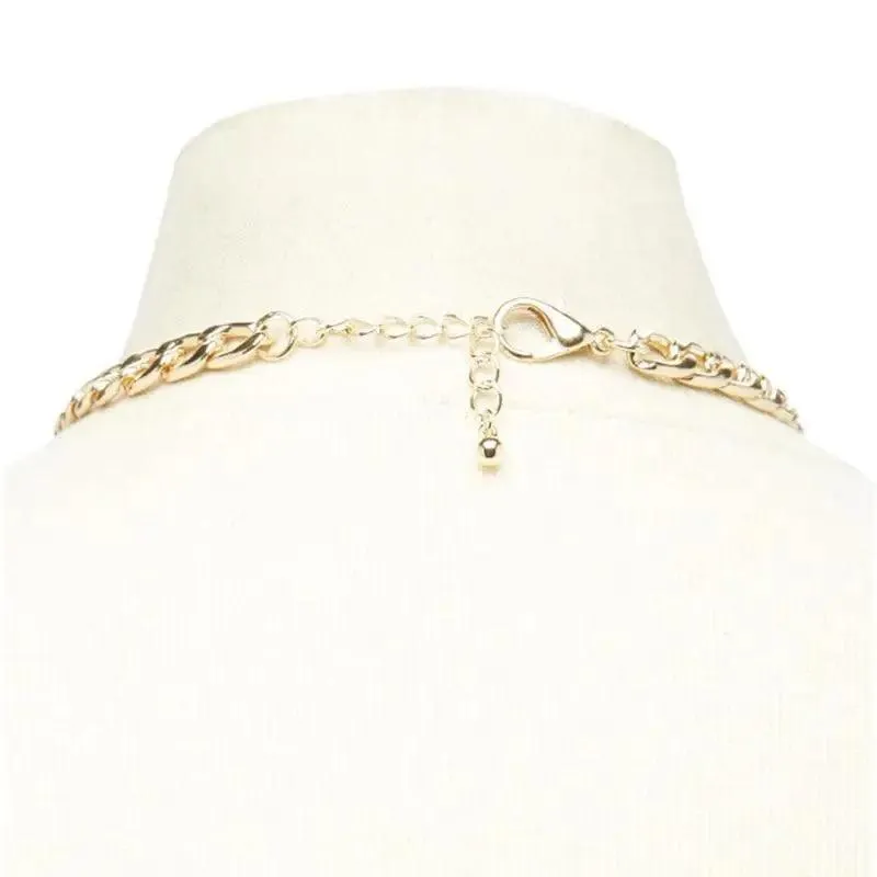 Modernd Luxury 2021 New Gold Coin Layered Chain Necklace For Women And Girls Stylish Pearl Moon Choker Collar butterfly Necklace