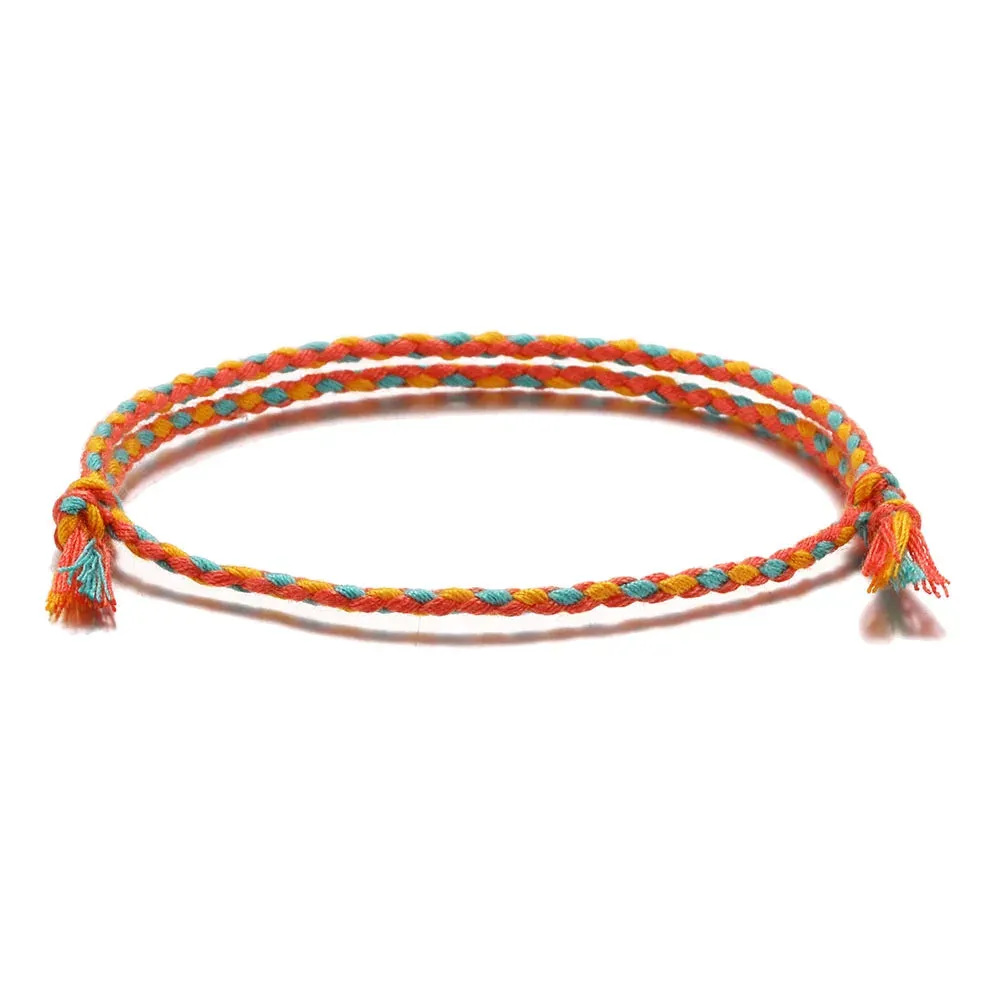Multi color Tassel Knots Thread Rope Bracelet