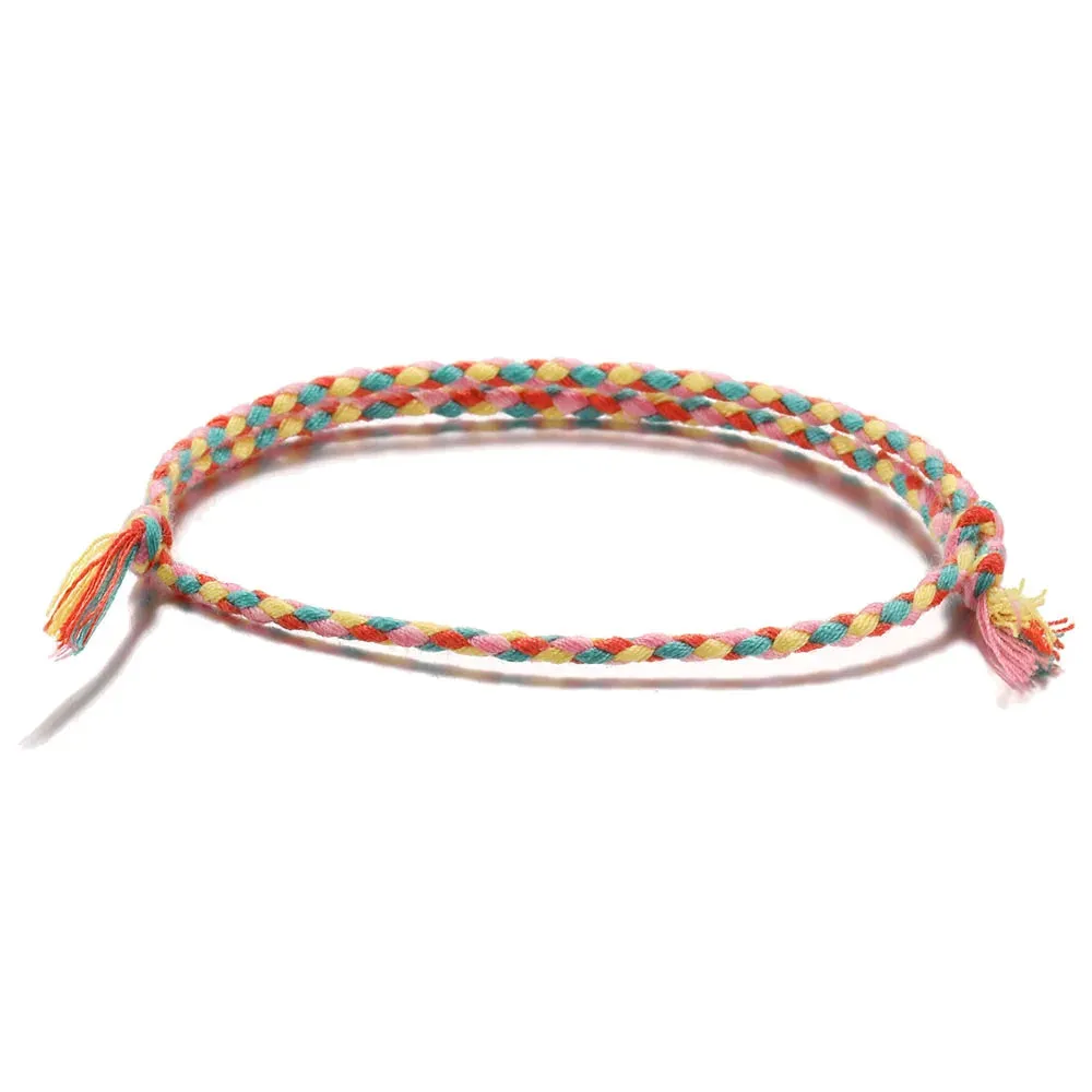 Multi color Tassel Knots Thread Rope Bracelet