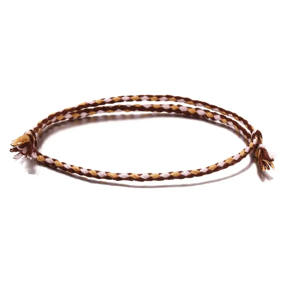 Multi color Tassel Knots Thread Rope Bracelet