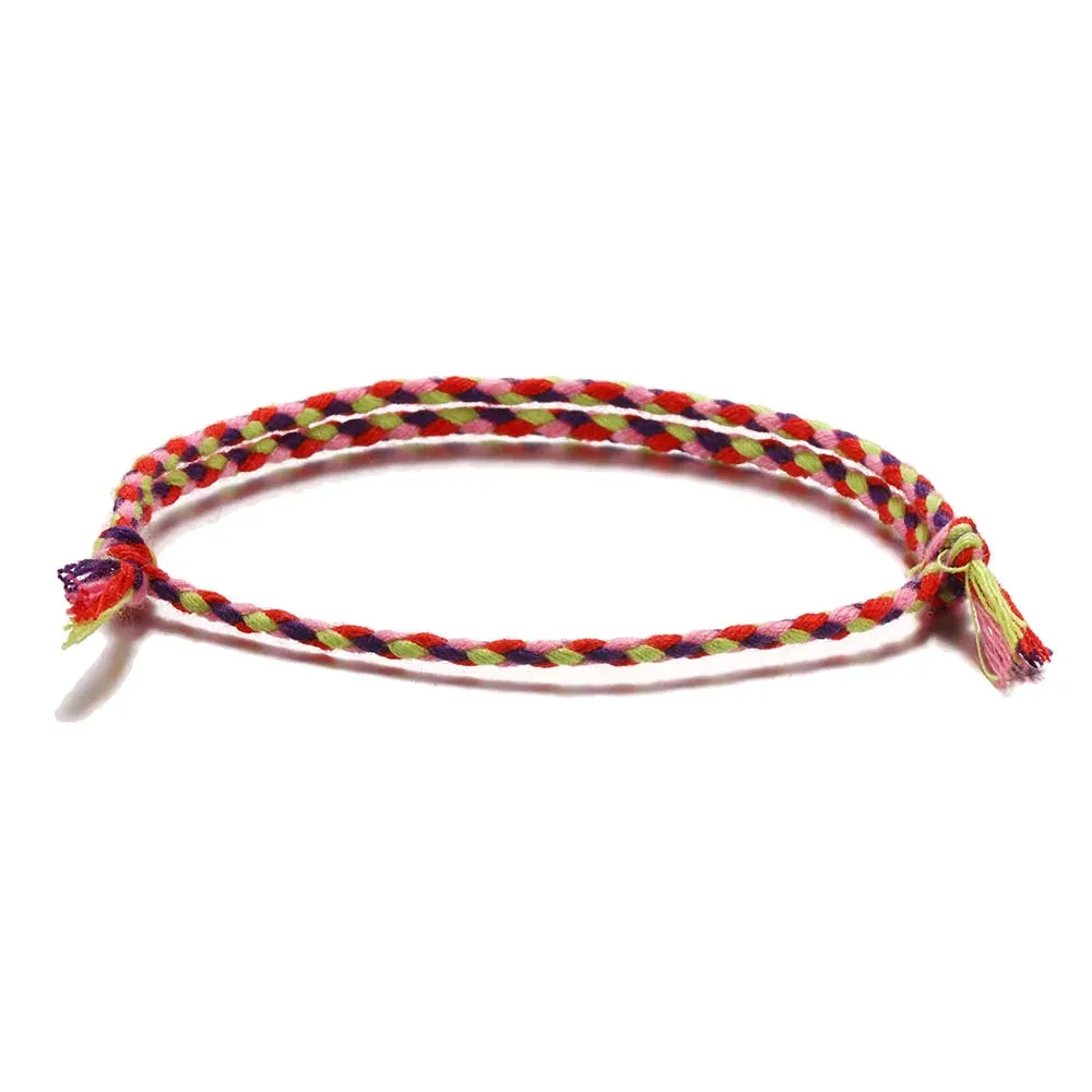 Multi color Tassel Knots Thread Rope Bracelet