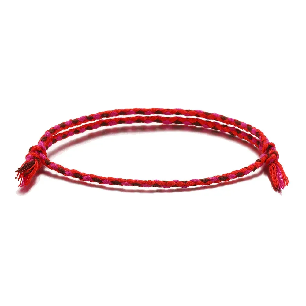 Multi color Tassel Knots Thread Rope Bracelet