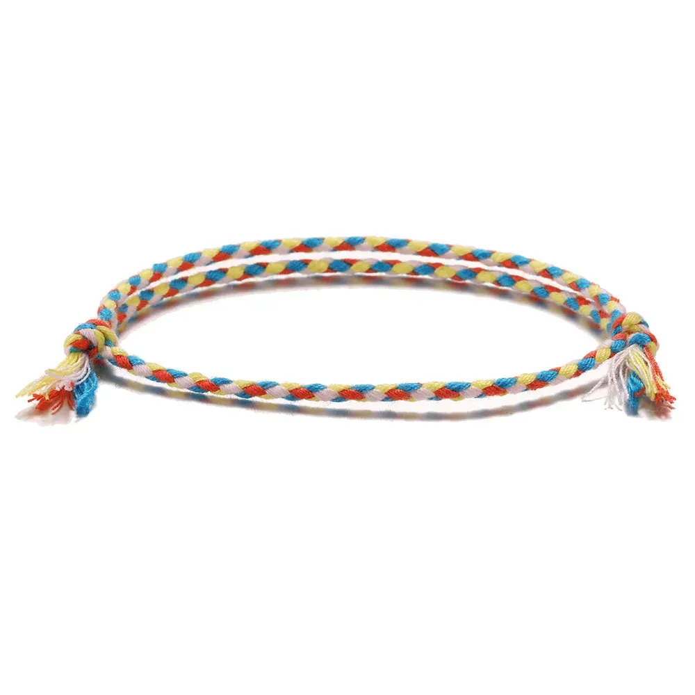 Multi color Tassel Knots Thread Rope Bracelet
