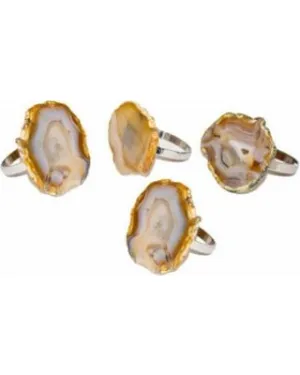 Napkin Ring Natural Agate