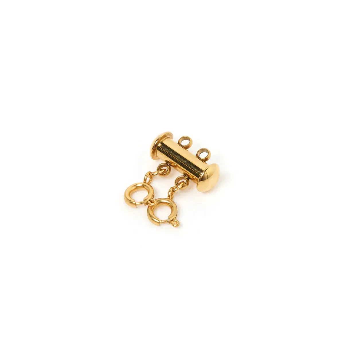 Necklace Stacking Clasp (Gold) - 3 Necklace)