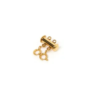 Necklace Stacking Clasp (Gold) - 3 Necklace)