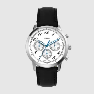 Neutra Men Quartz White Dial Chronograph Leather Watch FS6023