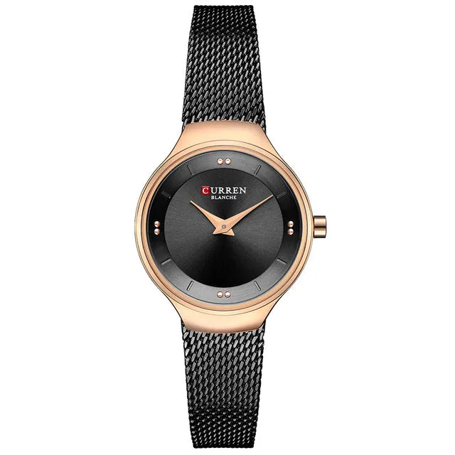 NEW Curren Watches Women Business Quartz Wristwatch Women Watches Bayan Kol Saati Fashion Woman Watch Top Brand Relogio Feminino