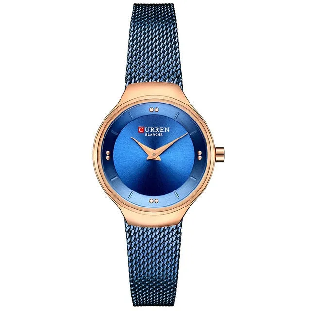 NEW Curren Watches Women Business Quartz Wristwatch Women Watches Bayan Kol Saati Fashion Woman Watch Top Brand Relogio Feminino