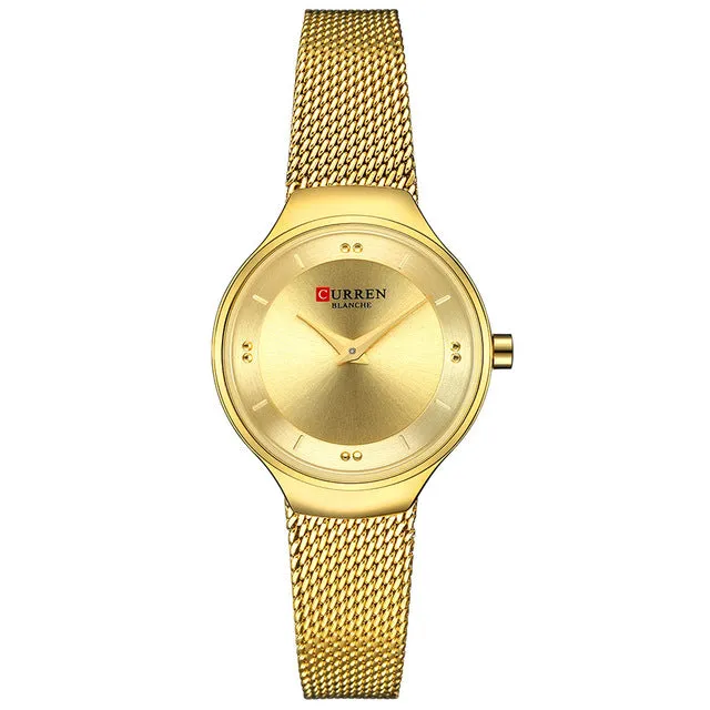 NEW Curren Watches Women Business Quartz Wristwatch Women Watches Bayan Kol Saati Fashion Woman Watch Top Brand Relogio Feminino