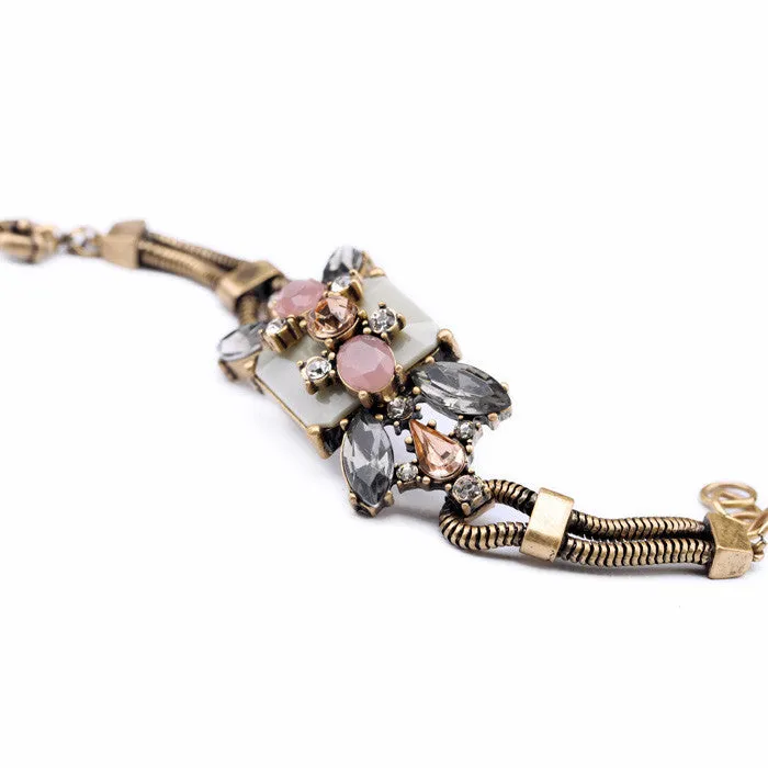 New Styles Fashion Jewelry Resin Plant Antique Charm Bracelet