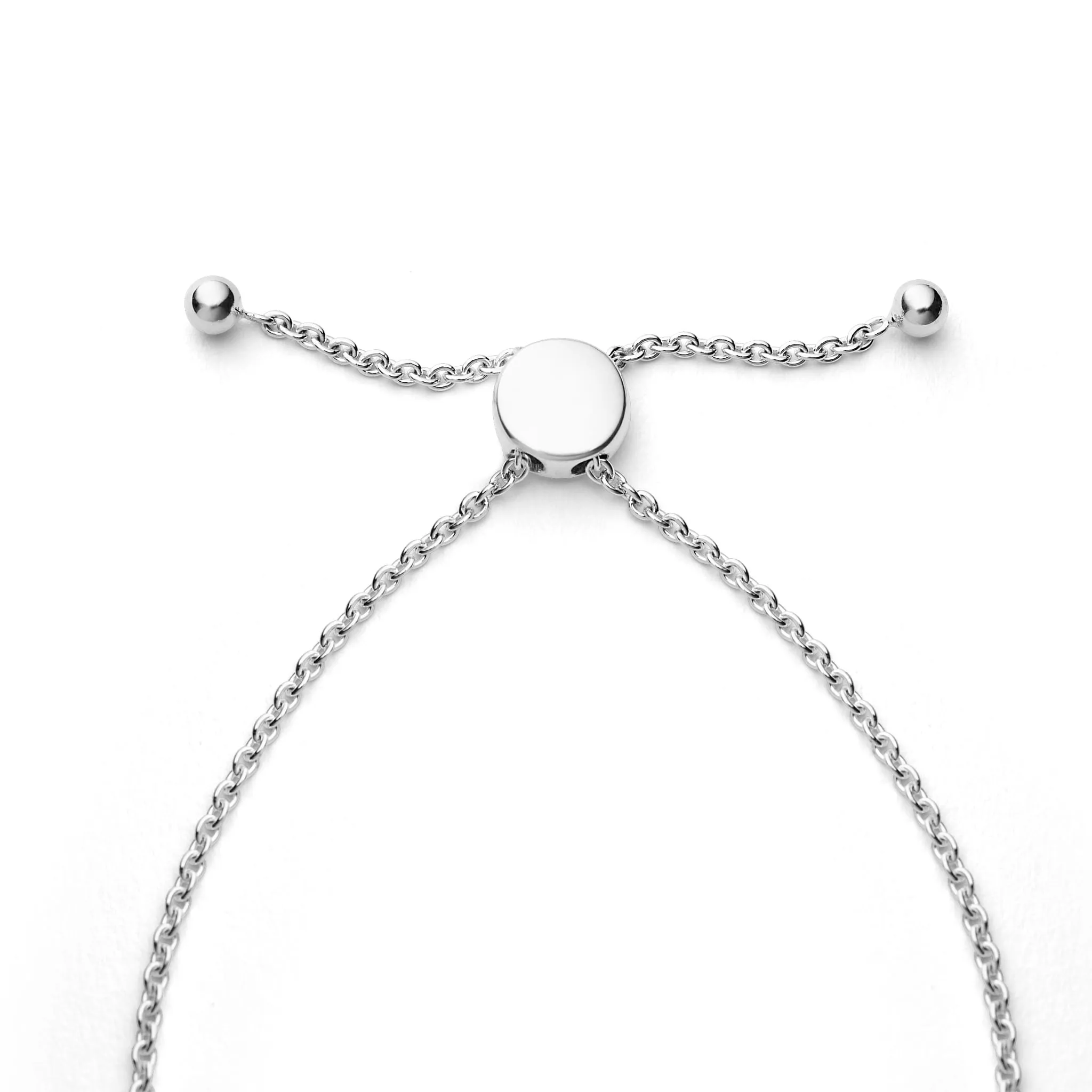 Newport Two-Tone Knot Diamond Bolo Bracelet