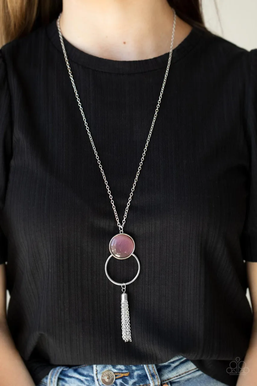 Nice to GLOW You Purple Paparazzi Necklace