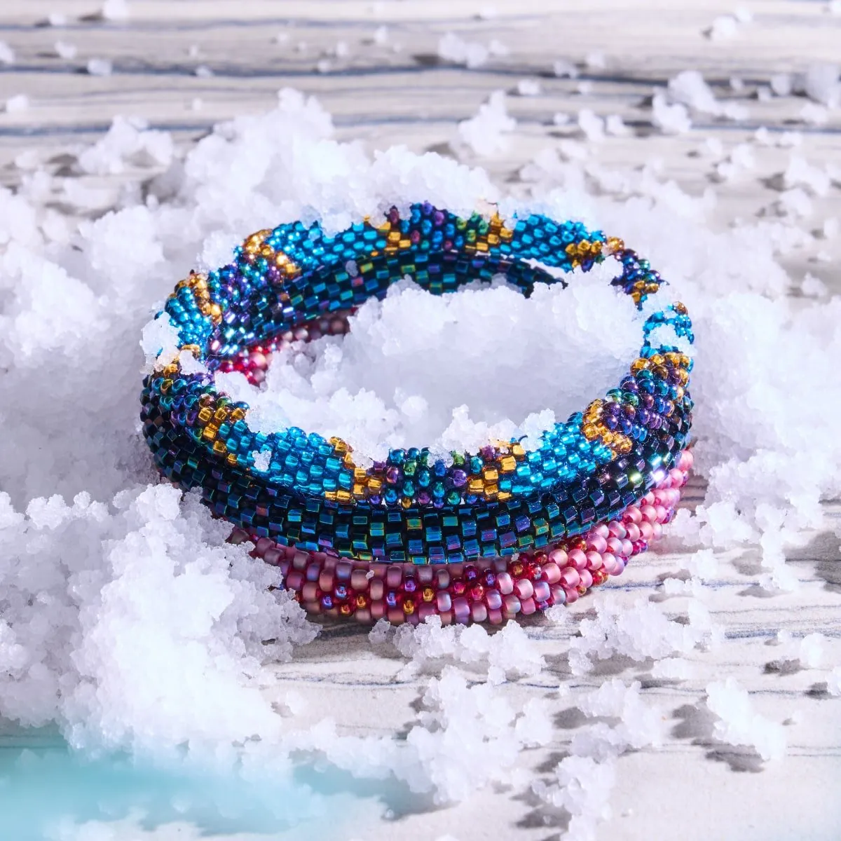 Night Before Christmas | Himalayan Glass Bead Bracelet
