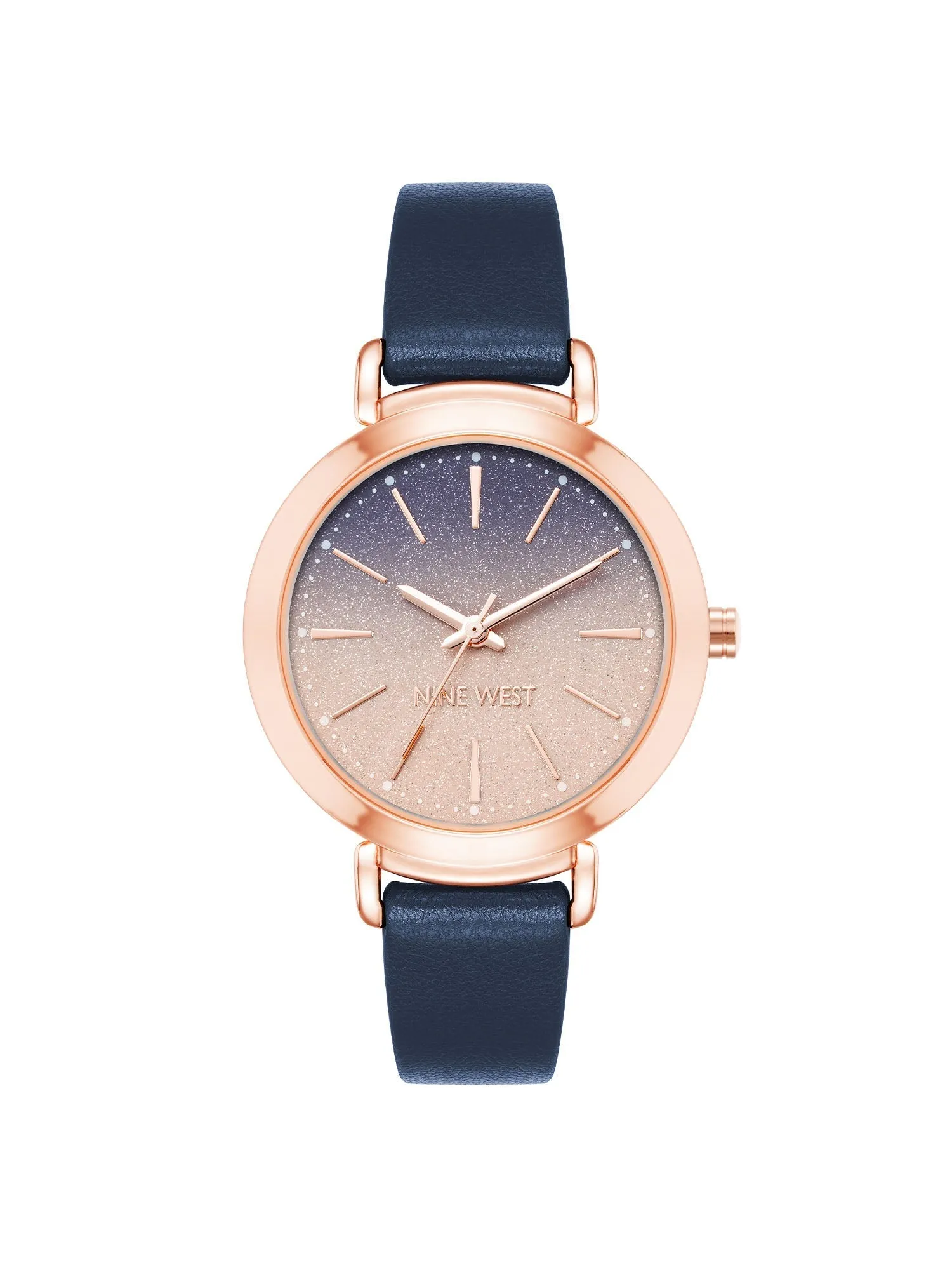 Nine West Women's  Blue Band Leather Strap Watch - NW/2288
