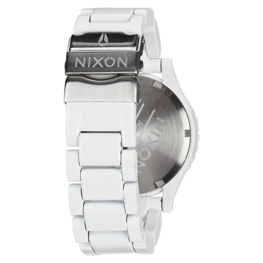 Nixon 42-20 Chronograph White and Silver Men's Watch Men's Watch A037-1255