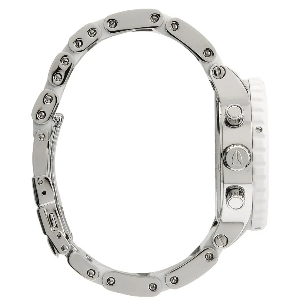 Nixon 42-20 Silver Steel Band Men's Watch Men's Watch A037-898