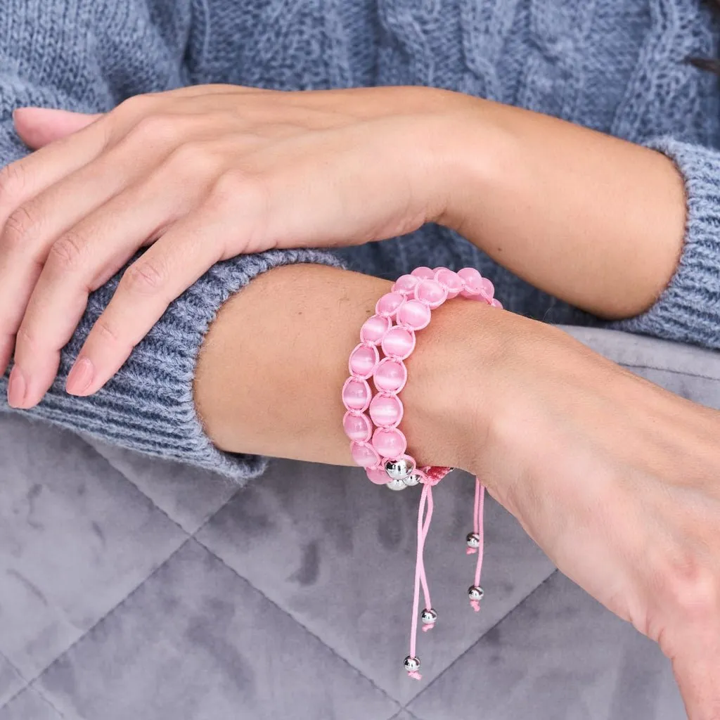Nogu Watermelon | Silver | Cheshire Glass Charmballa Bracelet