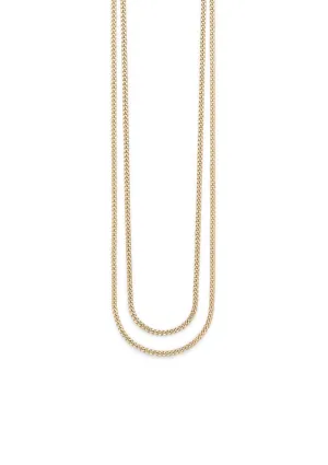 Nude Double Chain Necklace