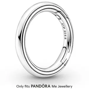 Pandora Me  Silver Round Connector
