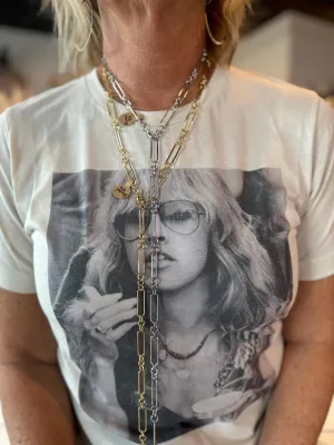 Paperclip & Rolo Chain Necklaces