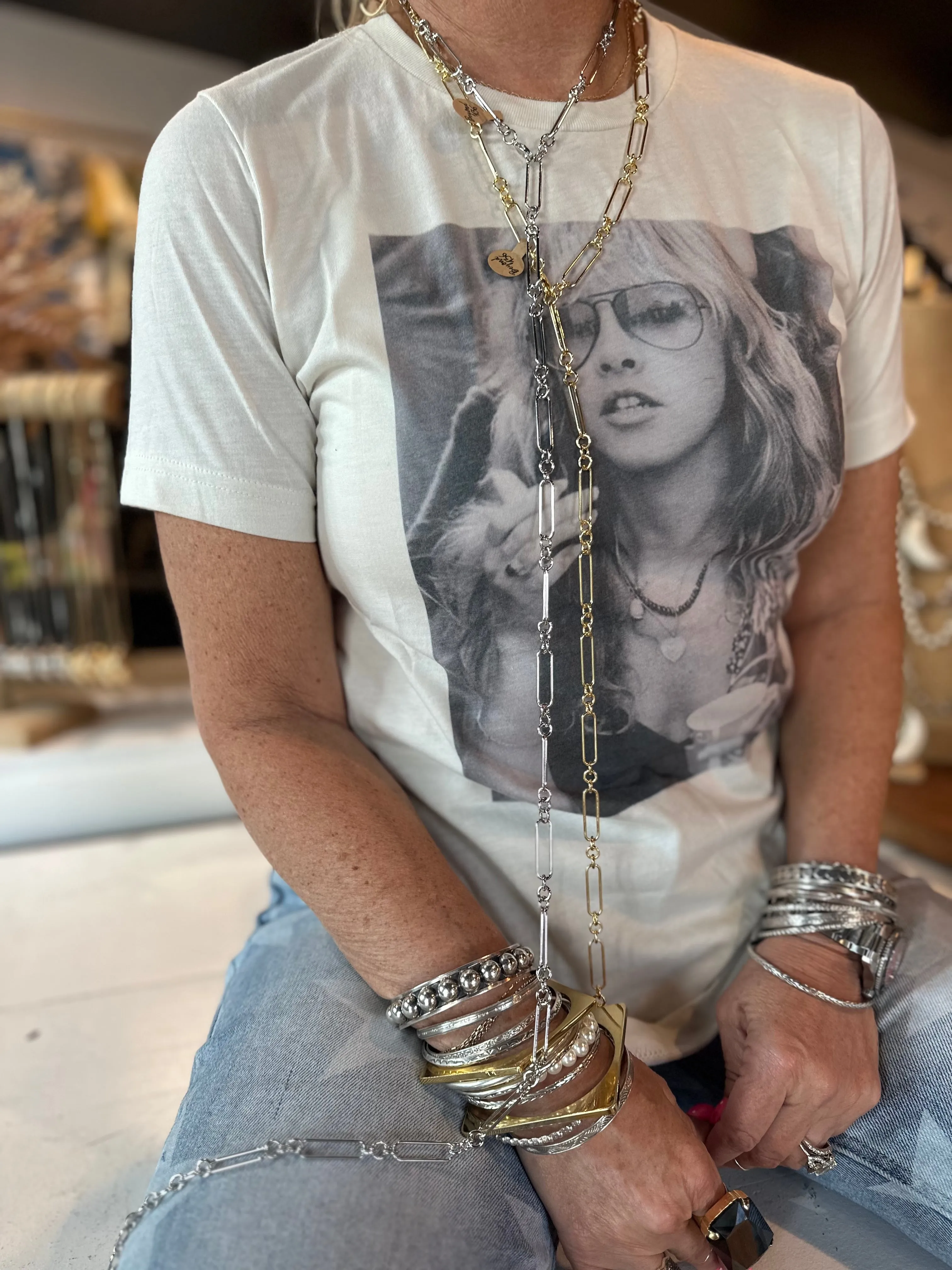Paperclip & Rolo Chain Necklaces