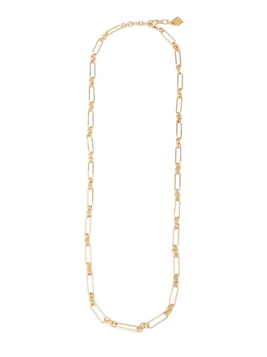 Paperclip & Rolo Chain Necklaces