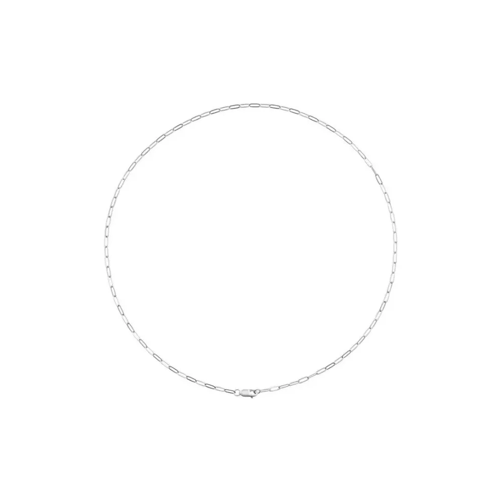Paperclip-Style Chain Necklace