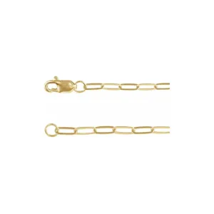 Paperclip-Style Chain Necklace