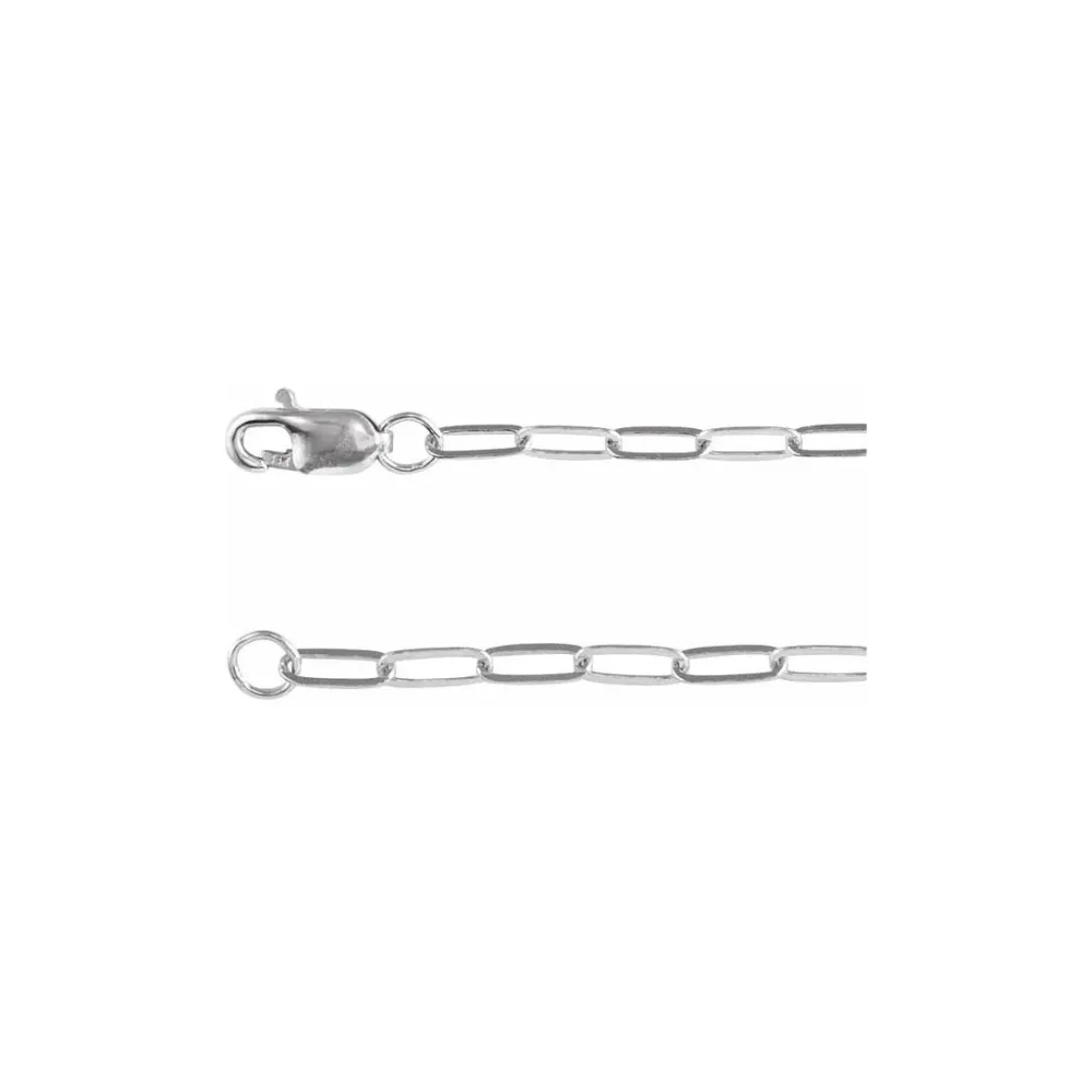Paperclip-Style Chain Necklace