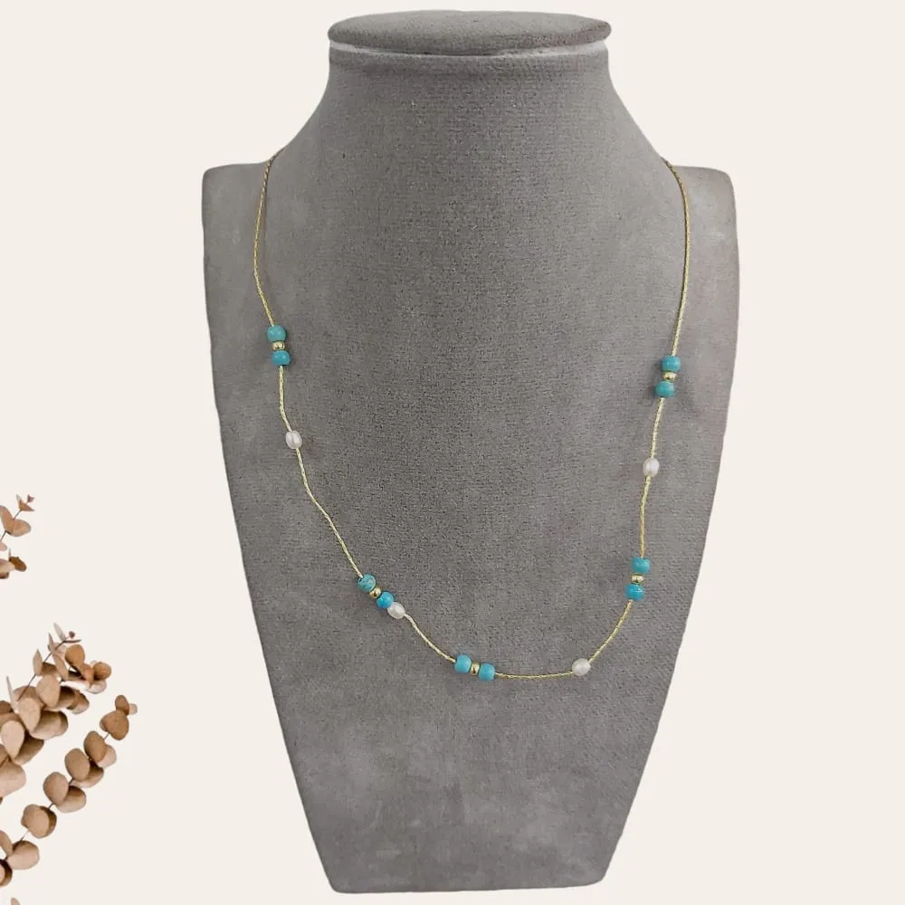 Pearl Chain Necklace 1 S-0