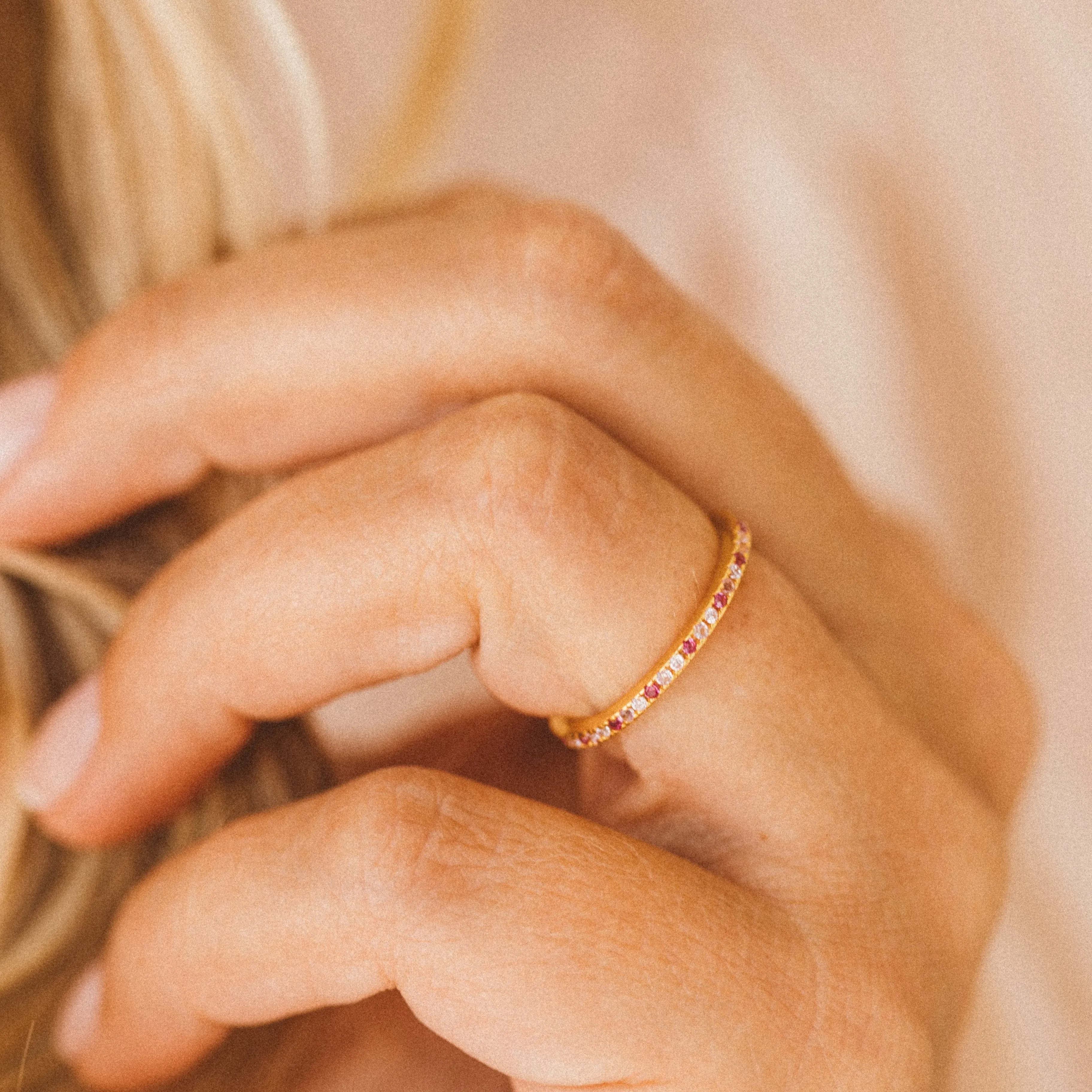 Pink Stone Ring