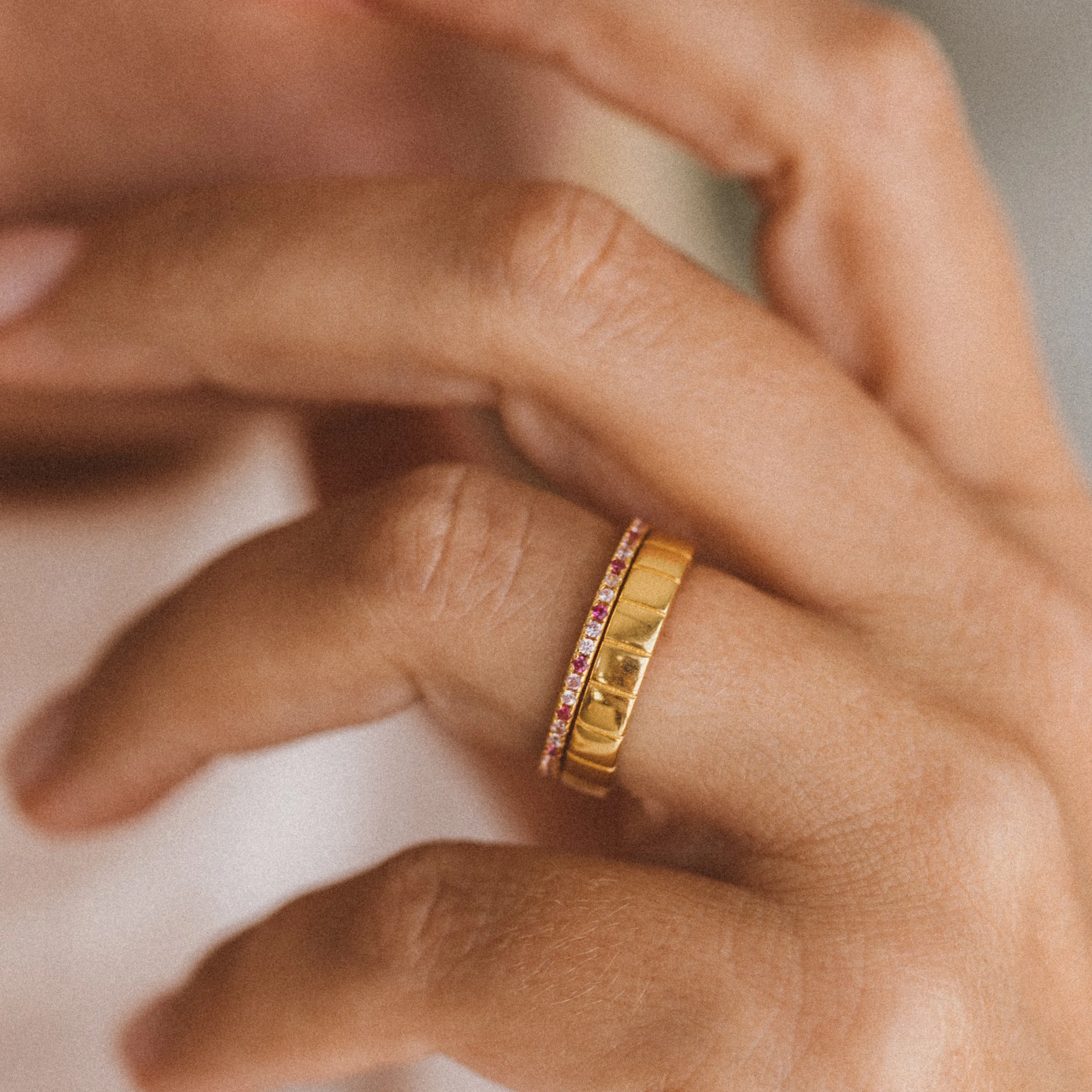 Pink Stone Ring