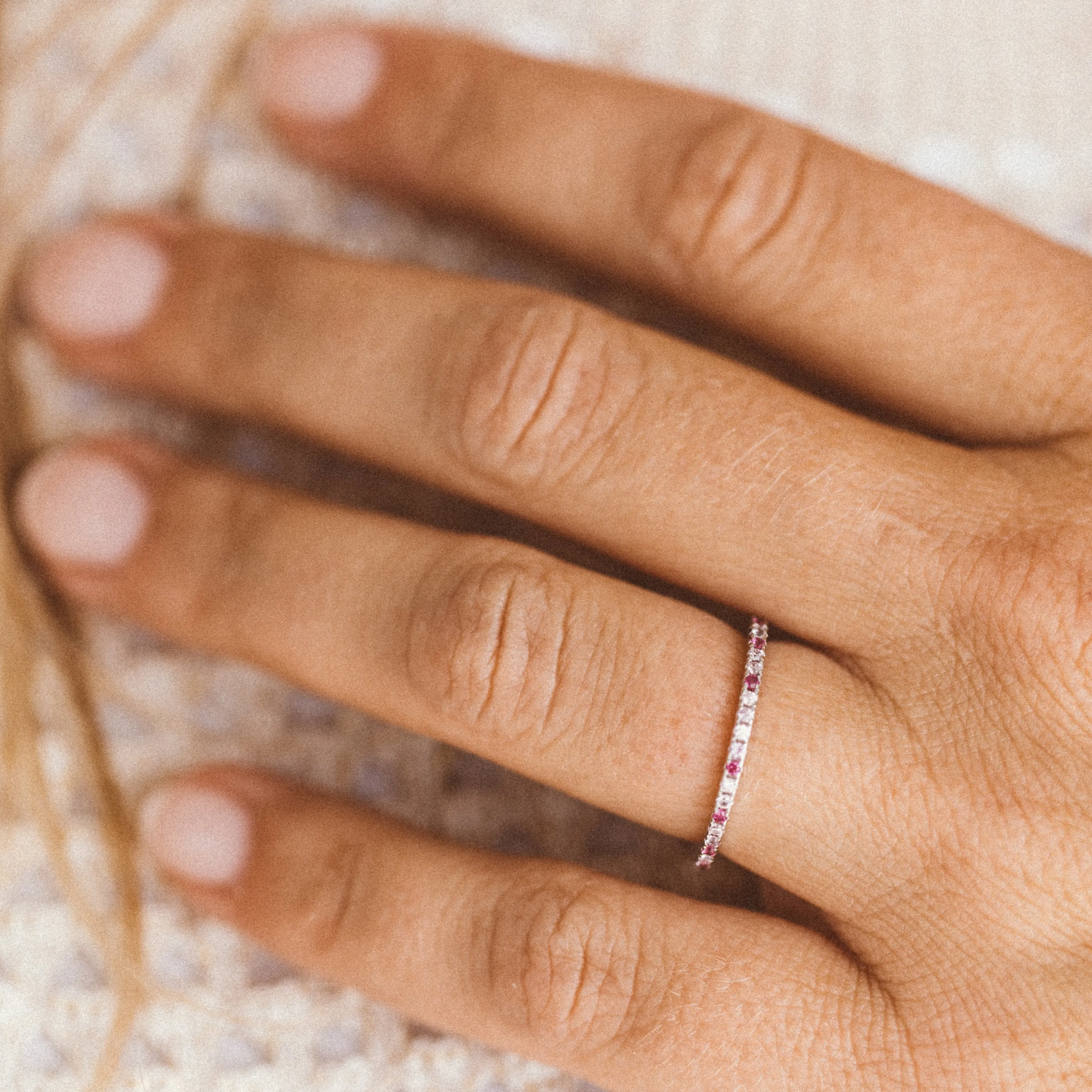 Pink Stone Ring