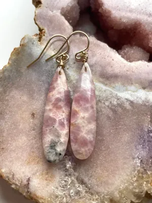 Pink Tourmaline Gemstone  14kt Gold Filled
