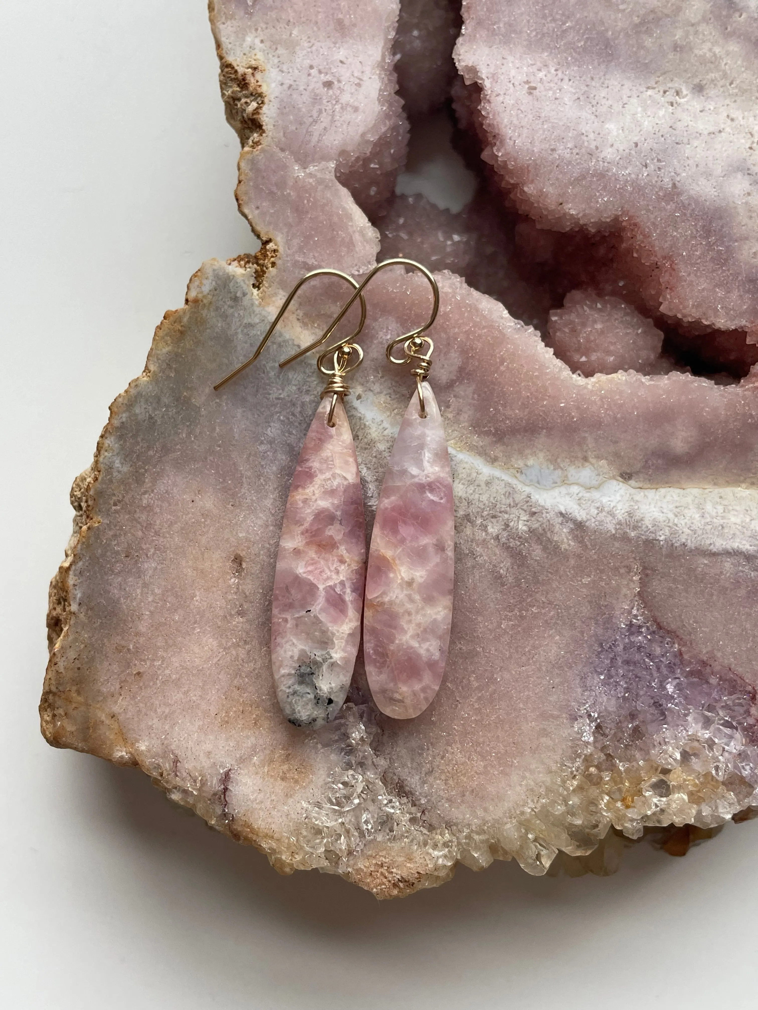 Pink Tourmaline Gemstone  14kt Gold Filled