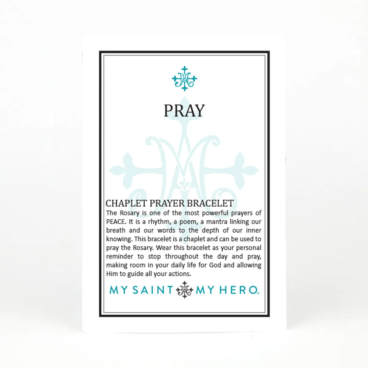 PRAY Chaplet Prayer Bracelet