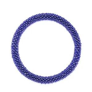 Purple Moon | Himalayan Glass Bead Bracelet