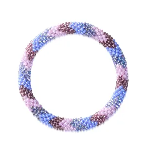 Purple Peony | Himalayan Glass Bead Bracelet